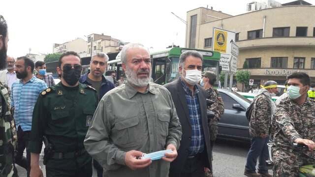 حضور سردار فدوی در راهپیمایی روز قدس حضور سردار فدوی در راهپیمایی روز قدس
