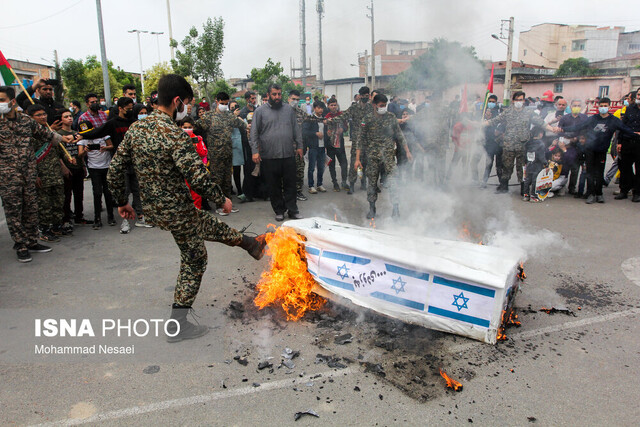 نگارستان ایران پای آرمان‌های فلسطین ایستاد/ گنبد آهنین اسرائیل غاصب فرو ریخت