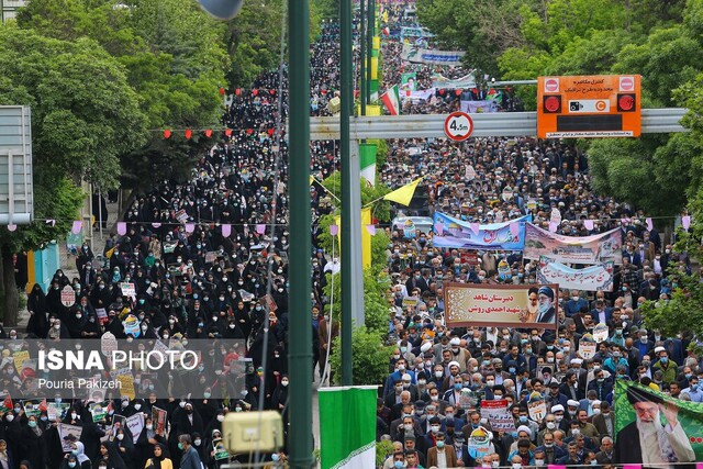 روز قدس روز ایستادگی مستضعفان علیه مستکبران است
