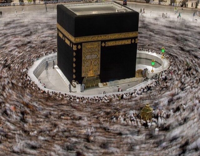 اجتماع عمرهگزاران در آخرین جمعه ماه رمضان ازدحام در کعبه