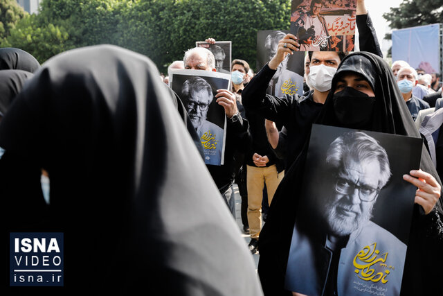 ویدئو / تشییع پیکر نادر طالب‌زاده