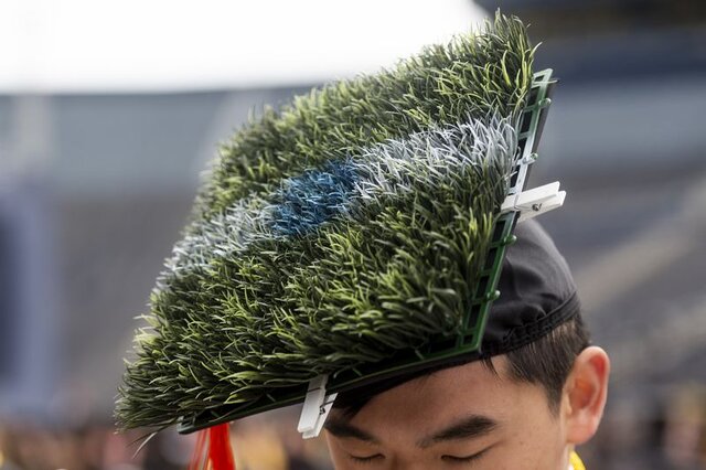 جشن فارغالتحصیلی دانشگاه معروف آمریکایی به روایت تصویر