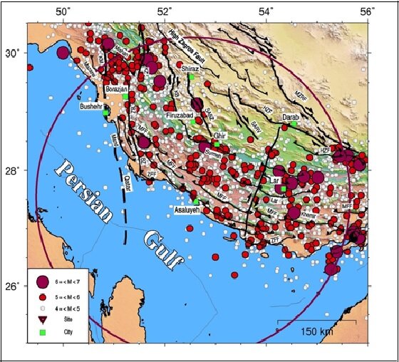گسل قشم مسبب زلزلههای فراوان در خلیجفارس/ریسک زمینلرزه در ۴ جزیره ایرانی