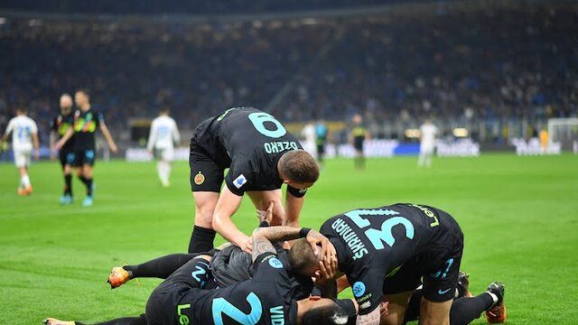 پیروزی پرگل اینتر و صعود موقت به صدر جدول