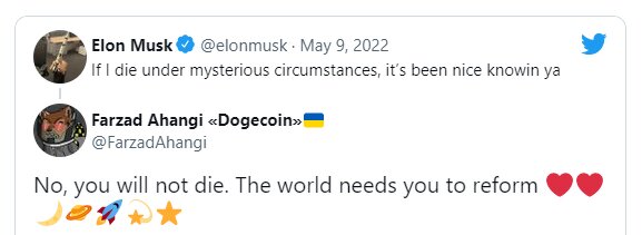 توییت عجیب ایلان ماسک در مورد احتمال مرگش