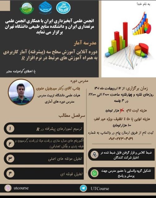 دوره &laquo;آموزش پیشرفته آمار کاربردی&raquo; برگزار می شود