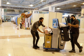 آماده سازی نمایشگاه بین‌ المللی کتاب تهران