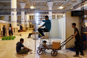 آماده سازی نمایشگاه بین‌ المللی کتاب تهران