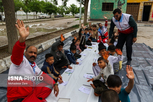 عکس آرشیوی است آغاز ۳ پویش داوطلبانه در هلالاحمر