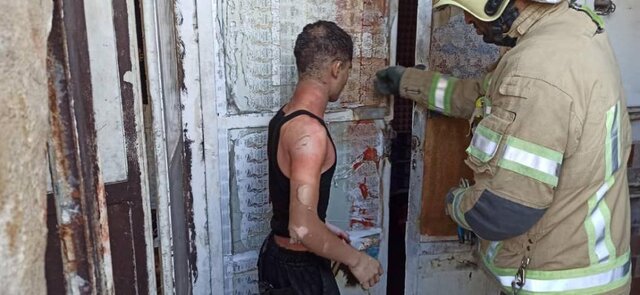 انفجاز گاز در جنوب تهران و سوختگی ۲ جوان