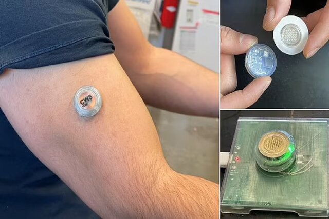 دستگاه پوشیدنی محقق ایرانی برای نظارت بر قند، لاکتات و الکل خون دستگاه پوشیدنی محقق ایرانی برای نظارت بر قند، لاکتات و الکل خون