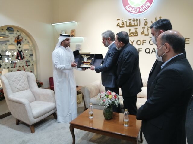 غرفه قطر در نمایشگاه کتاب تهران افتتاح شد