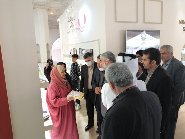 غرفه قطر در نمایشگاه کتاب تهران افتتاح شد