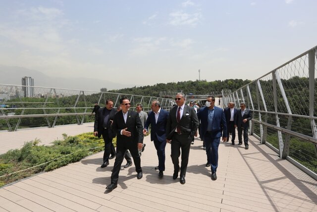 بازدید وزیر فرهنگ لبنان از منطقه فرهنگی و گردشگری عباس آباد 