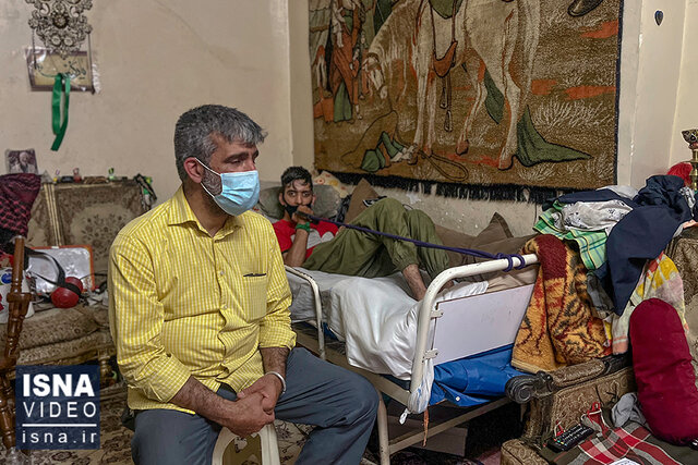 ویدئو / رنج زندگی جوانی که در یک تصادف، معلول شد