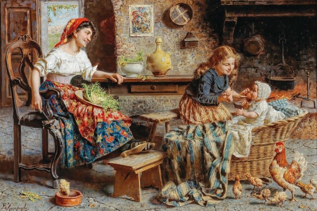 خوشبختی را در این نقاشیها ببینید، نه سلفی های اینستاگرام