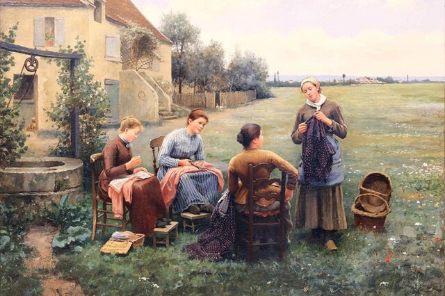 خوشبختی را در این نقاشیها ببینید، نه سلفی های اینستاگرام