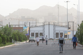 آلودگی شدید هوا در قم