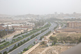 آلودگی شدید هوا در قم