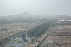 آلودگی شدید هوا در قم