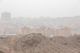 آلودگی شدید هوا در قم