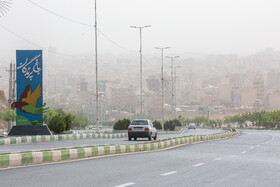 آلودگی شدید هوا در قم