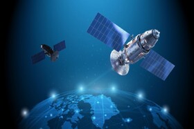 تماس لیزری ۲ ماهواره نظامی در فضا