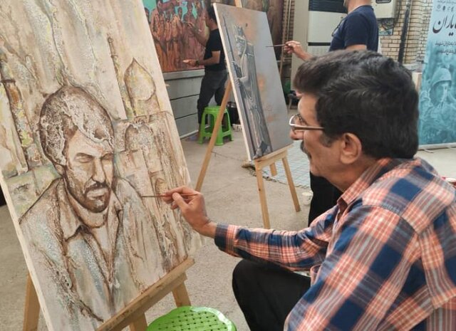 برگزاری یک کارگاه هنری با محوریت شهید جهانآرا
