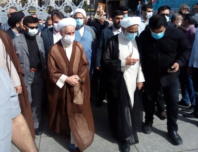 آغاز مراسم تشییع پیکر شهید صیاد خدایی