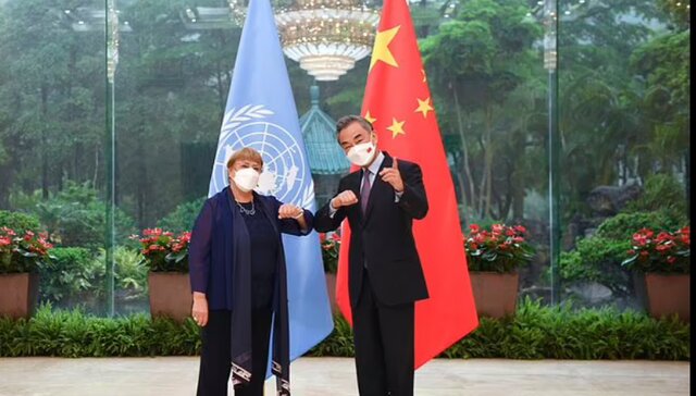 دیدار وزیر خارجه چین با میچل باچله در گوانگژو
