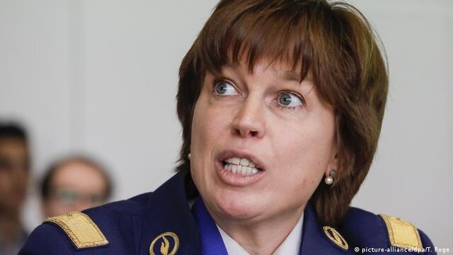 کاترین د بول، رئیس اداره پلیس اتحادیه اروپا یوروپل نگران تسلیحات تحویل داده شده به اوکراین است