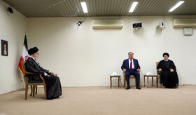 دیدار رئیس جمهور تاجیکستان و هیئت‌ همراه‌ با مقام معظم رهبری