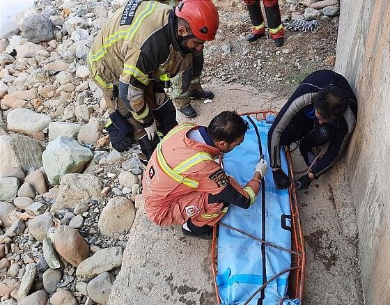 غرق شدگی مرد جوان در انشعاب رود کن