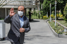 رستم قاسمی وزیر راه و شهر سازی در حاشیه جلسه هیات دولت - ۱۱ خرداد