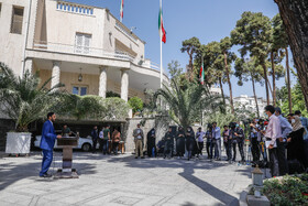 علی بهادری جهرمی سخنگوی دولت در حاشیه جلسه هیات دولت - ۱۱ خرداد