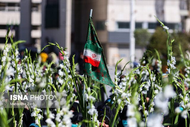  گلباران مزار شهدای ورامین در هفته فراجا