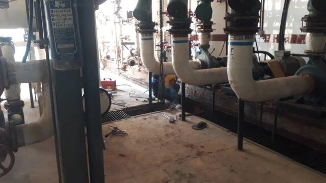 نوسازی سیستم گرمایشی و سرمایشی ۵ سالن مجموعه آزادی بعد از ۳ دهه