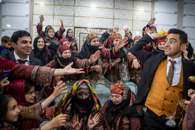 رسم سیبونار در مراسم عروسی کرمانجی