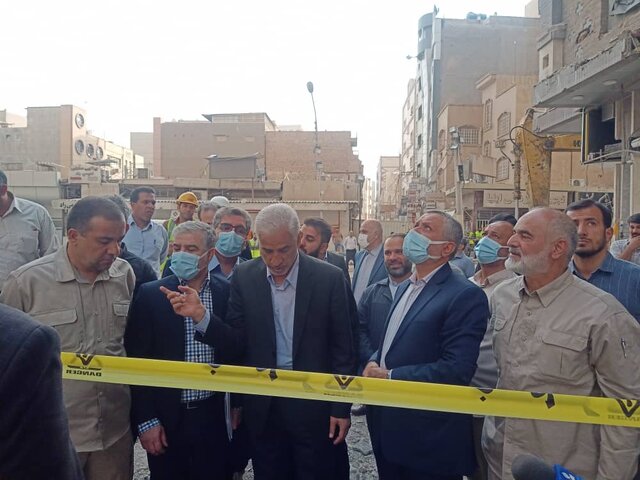 بازدید معاون اجرایی رییس جمهور از متروپل آبادان