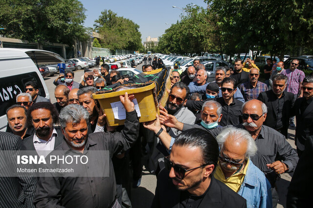 مهدی صباغی در بهشت رضا(ع) آرام گرفت