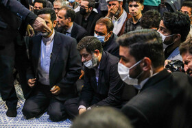 مراسم وداع با پیکر حجت الاسلام و المسلمین دعایی