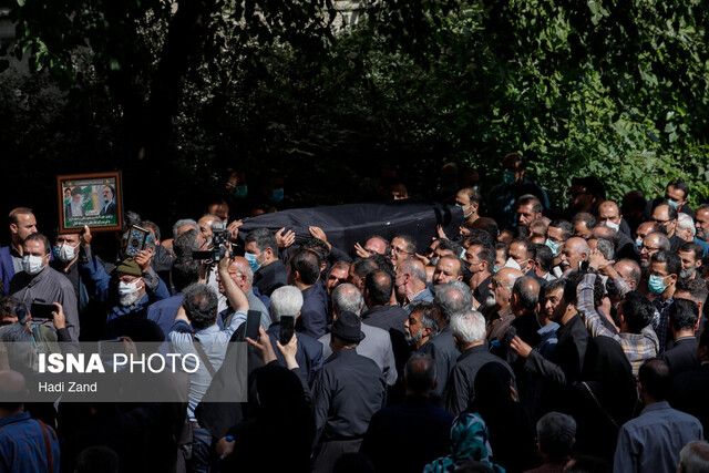 مراسم تشییع پیکر سیدمحمود دعایی از موسسه اطلاعات برگزار شد