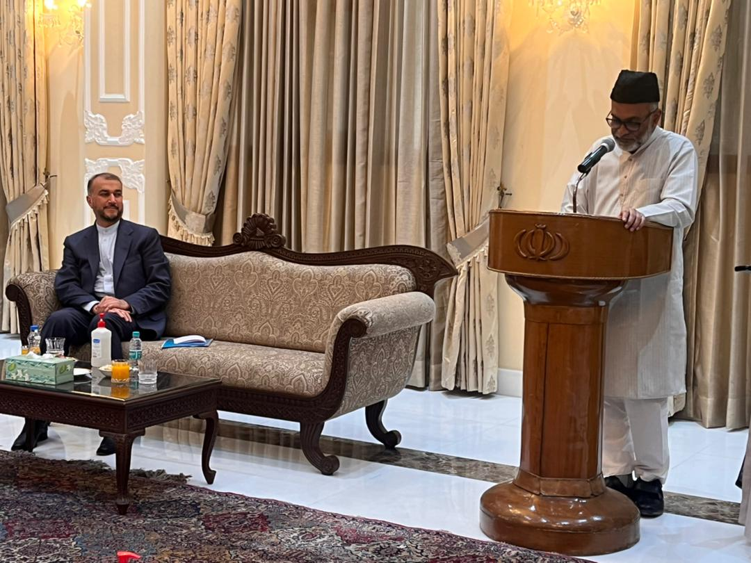 دیدار وزیر خارجه کشورمان با جمعی از علمای مسلمان هند