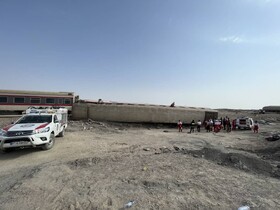 مسافران سانحه‌‎دیده قطار به یزد منتقل می‌شوند