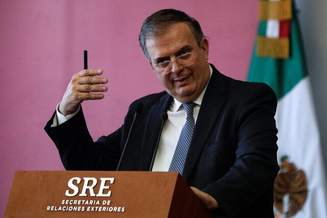 مارسلو ابرارد، وزیر امور خارجه مکزیک وزیر خارجه مکزیک، آمریکا را به "استانداردهای دوگانه" متهم کرد