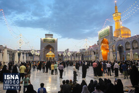 ویدئو / حال و هوای حرم رضوی در آستانه میلاد امام رضا (ع)