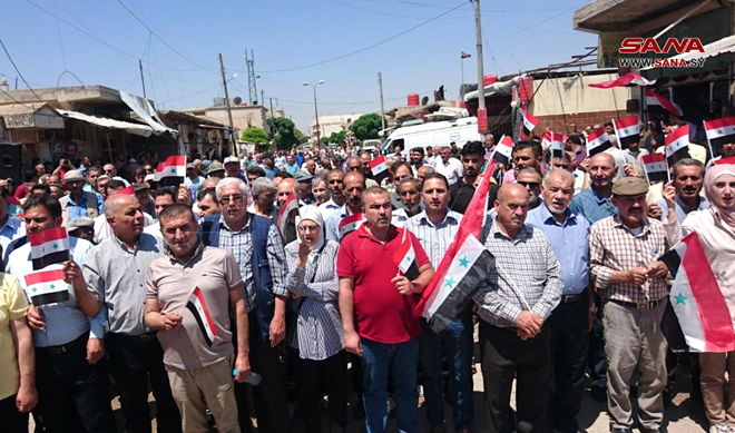 تظاهرات سوری‌ها در حلب علیه اشغالگری ترکیه