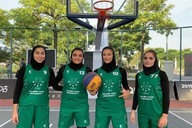 چهارمی بانوان ایران در لیگ جهانی بسکتبال ۳ نفره دانشجویان