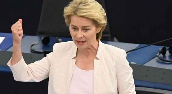 ورود فون‌ درلاین به کی‌یف برای بررسی عضویت اوکراین در اتحادیه اروپا