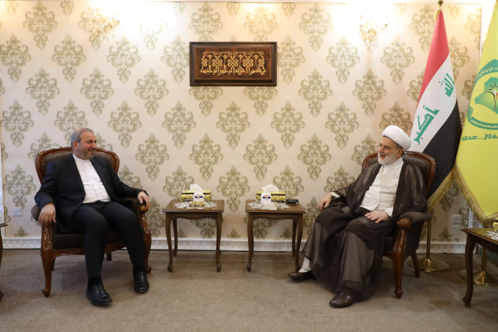 دیدار سفیر ایران در عراق با «حیدر العبادی» و «شیخ همام حمودی»